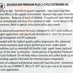Quicksilver 10Ltr Premium Plus 2-Stroke Outboard Oil