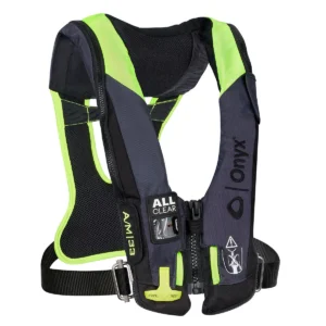 Onyx A/M-33 All Clear Inflatable Life Jacket/PFD with Harness